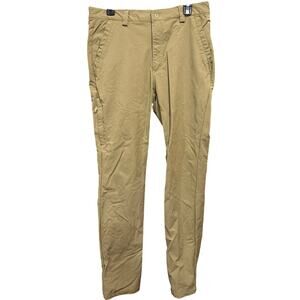 ZYIA Womens Pants Size M Tan Stretch Nylon Lightweight Trail Hiking Activewear